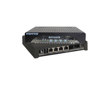 Patton CL1314/L/EUI - Long Range CopperLink Ethernet Extender  (Pre-Config Local); 4 x10/100; 100-240VAC by PATTON