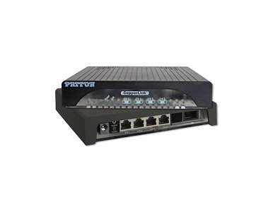CL1314/R/EUI - Long Range CopperLink Ethernet Extender  (Pre-Config Remote); 4 x10/100; 100-240VAC by PATTON