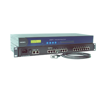 CN2510-8 - 8 port Terminal Server, single 10/100M Ethernet, RS-232, RJ-45 8pin, 15KV ESD, 100V or 240V by MOXA