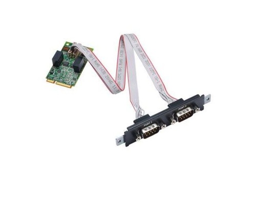 CP-102N-I-T - 2-port RS-232 Mini PCI Express serial board with 2.5 kV capacitive isolation, -40 to 85°C operating temperature by MOXA