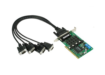 CP-114UL-I - 4 Port UPCI Board, wo Cable, RS-232422485, wIsolation, Low Profile by MOXA