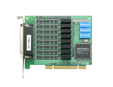 Moxa CP-118U-I-T - 8 Port UPCI Board, RS-232/422/485, w/ Isolation, Wide Temperature by MOXA