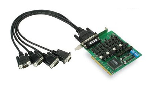Moxa CP-134U-I-DB9M - 4 Port UPCI Board, w/ DB9M Cable, RS-422/485, w/ Isolation by MOXA