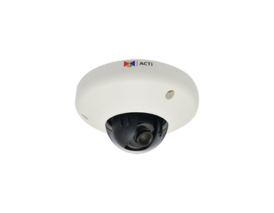 D92 - 3MP ACTi Indoor Compact MiniDome Camera with Fixed Lens, Video Survellience Camera, Front Door Security by ACTi