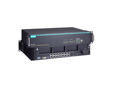 Moxa DA-720-C7-DPP-LX - Core i7-6600U, 2.6 GHz, Dual Core CPU, with 8G mSATA, 4G RAM and Linux Debian 8 64 bit, dual power, -25 by MOXA