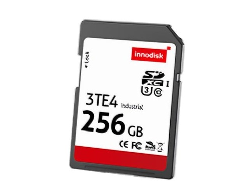 DESDC-B56S06KW1SL - SD 3TE4 256GB,  -40 to 85 Degree C by InnoDisk