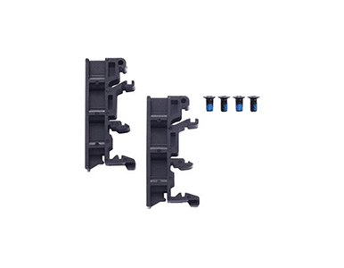 Moxa DK-43-01 - DIN-rail mounting kit with 2 plates (42.5 x 19.3 mm) and 4 screws (M3 x 6 mm)(black) by MOXA