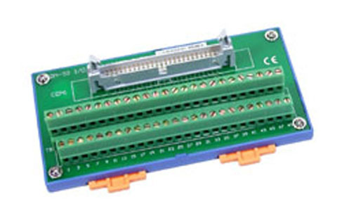 ICP DAS DN-50 - I/O Connector block with DIN-Rail Mounting and 50-Pin Header by ICP DAS