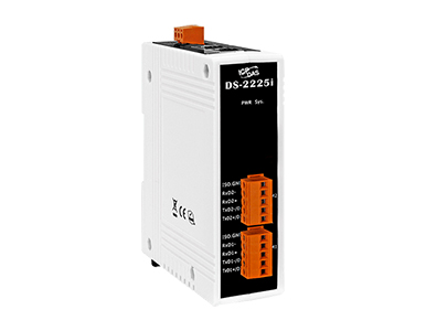 ICP DAS DS-2225i - Device Server with PoE and 2 Isolated RS-422/485 Port by ICP DAS