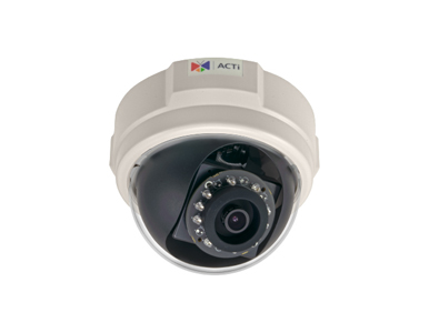 E52 - 1MP Indoor Dome with D/N, Adaptive IR, Basic WDR, Fixed Lens by ACTi