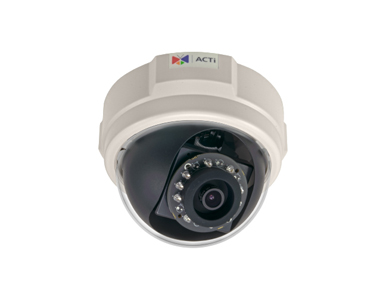 ACTI E56 - 3MP ACTi Indoor Dome with Day/Night, Adaptive IR, Superior WDR, Fixed Lens, Best Seller Home Security IP Camera by ACTi