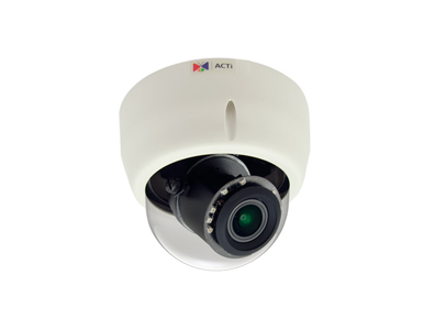 E618 - 3MP Indoor Zoom Dome with D/N, Adaptive IR, Superior WDR, 4.3x Zoom Lens by ACTi