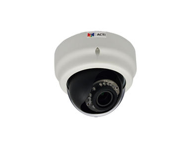 ACTI E62A - 3MP Indoor Dome Business Security System IP Camera with Day/Night, Adaptive IR, Basic WDR, Vari-focal Lens by ACTi