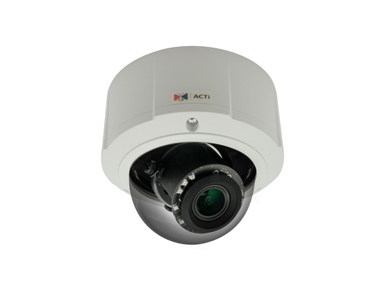 E816 - 10MP Weatherproof Outdoor Zoom Dome Camera with D/N, Adaptive IR, Basic WDR, 4.3x Zoom Lens, High Resolution Video by ACTi