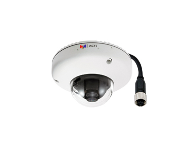 ACTI E920M - *Discontinued* - 5MP Outdoor Mini Dome with Basic WDR, M12 Connector, Fixed Lens by ACTi