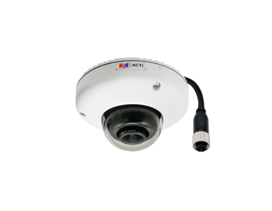 ACTI E921M - *Discontinued* - 5MP Outdoor Mini Fisheye Dome with Basic WDR, M12 Connector, Fixed Lens by ACTi