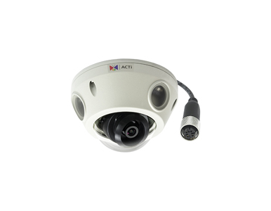 E924M - 5MP Outdoor Mini Dome with D/N, Adaptive IR, Basic WDR, M12 Connector, Fixed Lens by ACTi