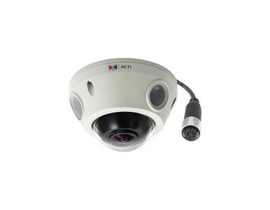 ACTI E927M - *Discontinued* - 10MP Outdoor Mini Fisheye Dome with D/N, Adaptive IR, Basic WDR, Fixed Lens by ACTi