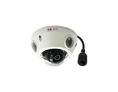 ACTI E928 - *Discontinued* - 3MP Outdoor Mini Dome with D/N, Adaptive IR, Superior WDR, Fixed Lens by ACTi