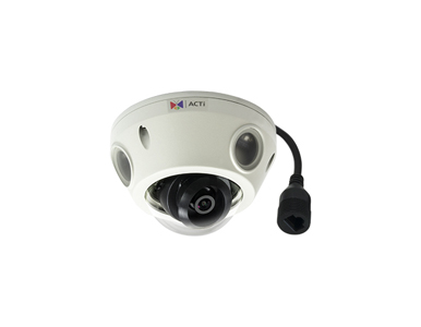 E933 - 2MP Video Analytics Outdoor Mini Dome with D/N, Adaptive IR, Extreme WDR, Fixed Lens by ACTi