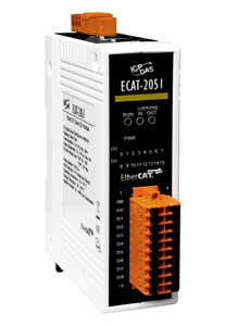 ECAT-2051 - 16 Channel Digital Isolated Outputs, 4W Max Power Consumption by ICP DAS