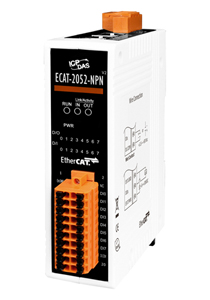 ECAT-2052-NPN - 8 Channel Isolated Digital Input and 8 Channel Digital Output by ICP DAS