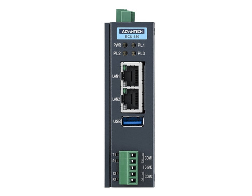 Advantech ECU-150-12A1 - NXP i.MX8M Quad Core Cortex A53, High-Performance IoT Gateway with 2 x LAN, 2 x COM, 1 x USB by Advantech