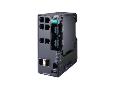 Moxa EDS-4008-2GT-2GS-LV-T - Managed Gigabit Ethernet switch with 4 10/100BaseT(X) ports, 2 10/100/1000BaseT(X), 2 100/1000BaseS by MOXA