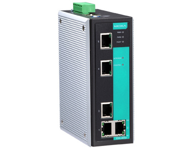 Moxa EDS-405A-PN-T - Entry-level managed Ethernet switch with 5 10/100BaseT(X) ports, -40 to 75  Degree C operating temperature by MOXA