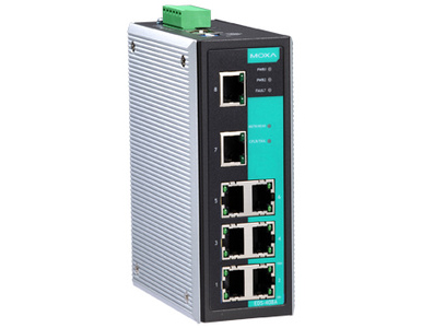 EDS-408A-EIP - Entry-level managed Ethernet switch with 8 10/100BaseT(X) ports, 0 to 60  Degree C operating temperature by MOXA