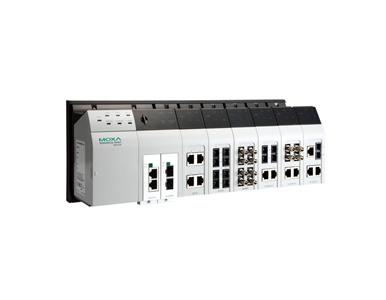 EDS-82810G-4GSFP - Layer 3 24+4G Port Modular Managed Switch with 4 1000BaseSFP slots by MOXA