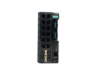 EDS-G4012-4GC-HV-T - Managed Full Gigabit Ethernet switch with 8 10/100/1000BaseT(X) ports by MOXA