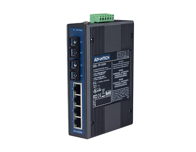 Advantech EKI-2526M-AE - 4-port 10/100M+2 Fiber unmanaged Ethern by Advantech