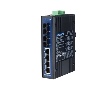 EKI-2526S-AE - 4+2 100FX Port S.M. Unmanaged Ethernet by Advantech/ B+B Smartworx