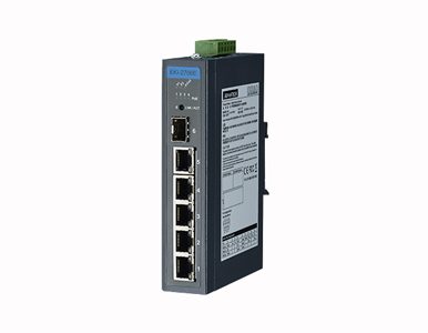 Advantech EKI-2706E-1GFPI-AE - 4FE+1GE+1G SFP Unmanaged Ind. PoE Switch W/T by Advantech