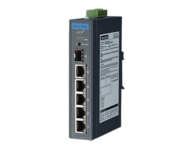 Advantech - 5GE+1G SFP Unmanaged Ind. PoE Switch W/T by Advantech
