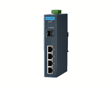 EKI-2725FI-AE - 4 GE + 1 SFP Ind. Unmanaged Switch W/T by Advantech/ B+B Smartworx