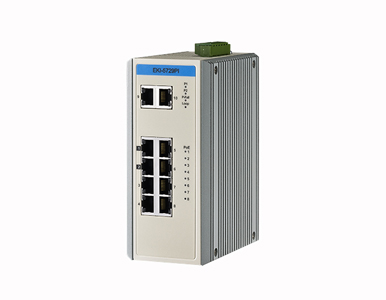 EKI-5729PI-AE - 8 GE with PoE + 2GE Industry Switch by Advantech/ B+B Smartworx