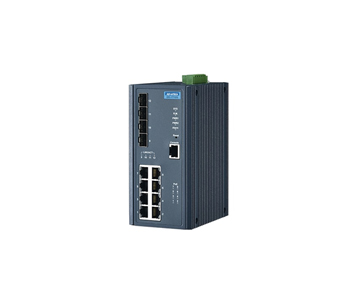 Advantech EKI-7712G-4FPI-BE - 8G+4SFP with POE wide temp by Advantech