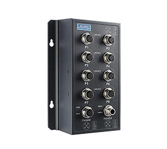 Advantech EKI-9508E-MH-AE - *Discontinued* - EN50155 M12 8FE Managed Sw, 72~110VDC by Advantech