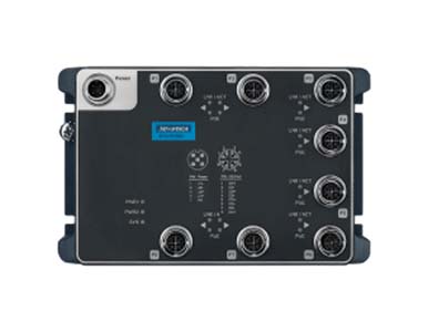 Advantech - EN50155 M12 8GE PoE UnManaged SW, 24~110VDC by Advantech