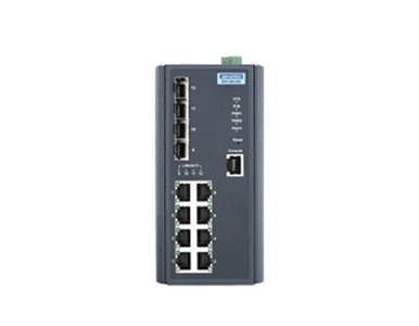 EKI-9612G-4FI-AE - 8G + 4SFP L3 Managed Ethernet Switch Wide Temp by Advantech/ B+B Smartworx
