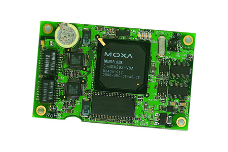 EM-1220-T-LX - RISC-based Ready-to-Run Embedded Core Module with 2 Serial Ports, Dual LAN, SD, uClinux OS. Wide Temperature by MOXA