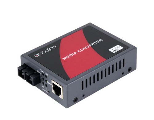 Antaira EMC-0201-SC-WA-S2 - 10/100TX To 10/100FX Single Fiber Media Converter; Single-mode by ANTAIRA