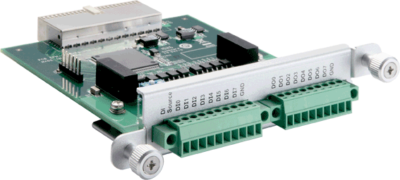 Moxa EPM-3438 - V2420 series expansion module, 8 DI, 8 DO with 3KV isolation, one 5 KHz Counter, -25 to 55 ? operating temperatu by MOXA