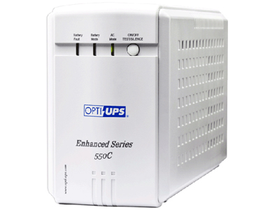 ES550C - 300W 550VA Enhanced Series 6-Outlet Line Interactive Uninterruptible Power Supply by OPTI-UPS