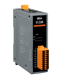 ET-2260 - 6 Channel Relay Output and 6 Channel Digital Input by ICP DAS