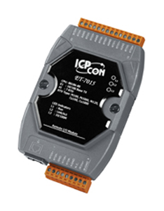 ET-7015 - 7 channel RTD Inputs with 3 wire RTD lead resistance elimination Module by ICP DAS