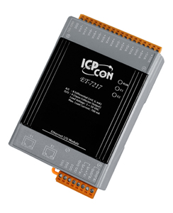 ICP DAS ET-7217 - 8 Channel Analog Inputs, 4 Digital Outputs by ICP DAS