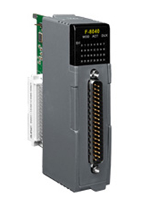 F-8040 - Digitial Input Module, 32 points, dry contact, sink/source, isoalted , one COM for all DI, LED display by ICP DAS